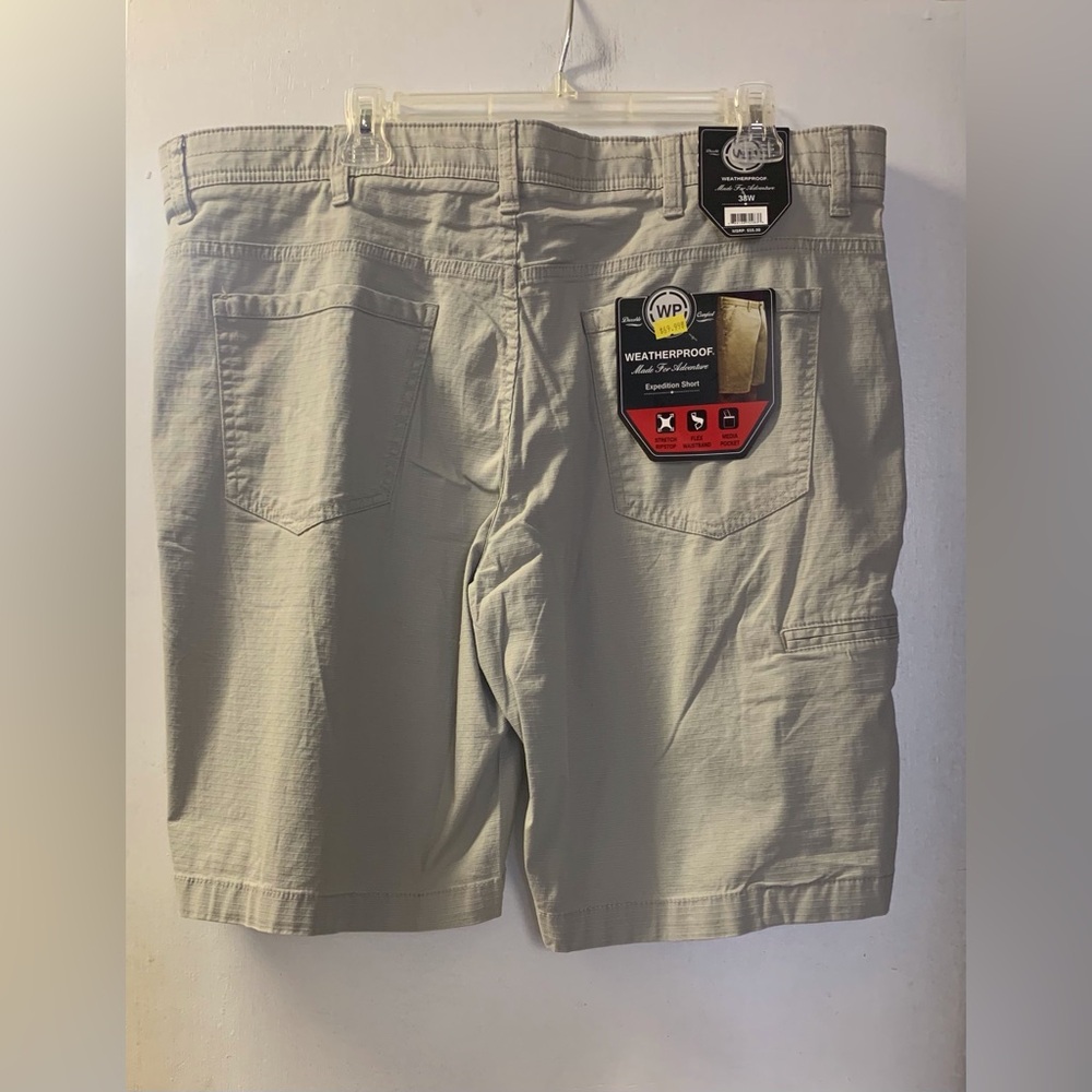 🌟 Men’s Weatherproof Ripstop Expedition Shorts with Pockets